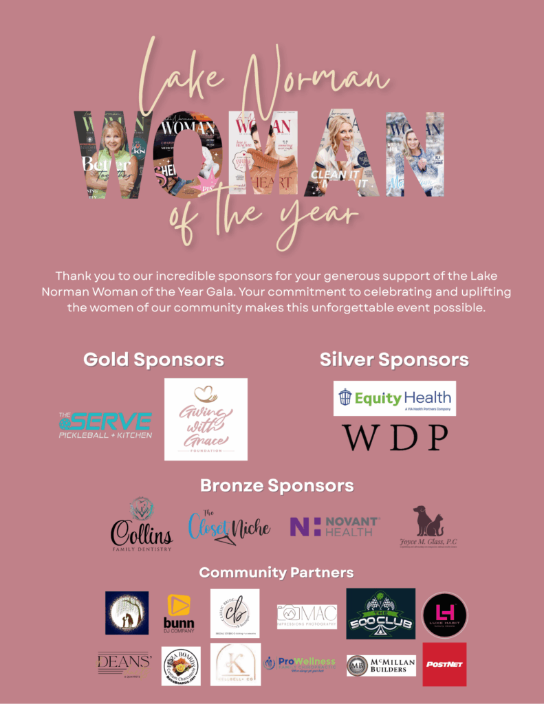 Woman of the Year Thank You Sponsors